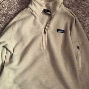 Cream Patagonia better sweater